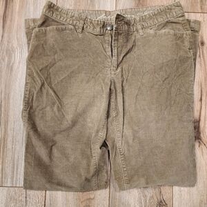 Eddie Bauer Tan Corduroy Pants Classic Style